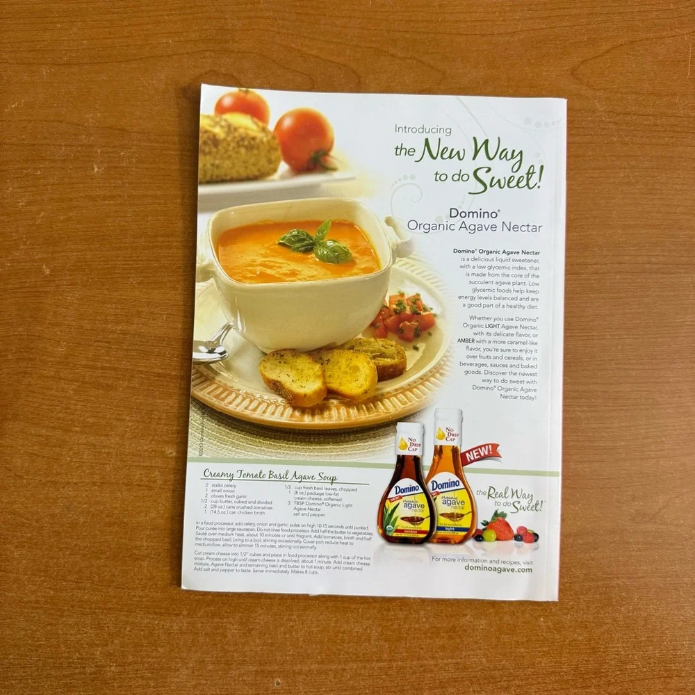 Domino Organic Agave‎ Nectar Magazine Ad